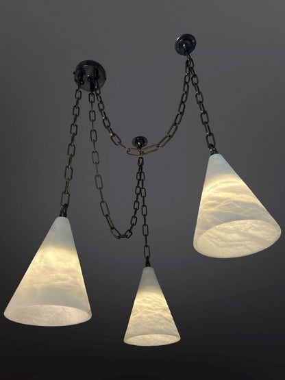 Mini Alabaster Chandelier