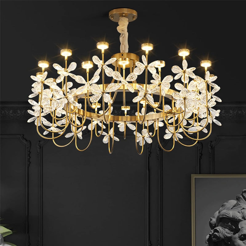 Creative American Crystal Pendant Lamps