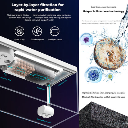 App Remote Feeding Portable Ecological Aquarium