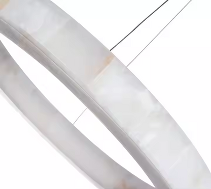 Natural Alabaster Bubble Ceiling Light Fixture
