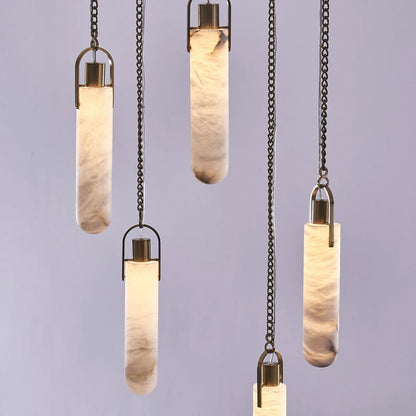 Alabaster Chandelier for Kitchen Island