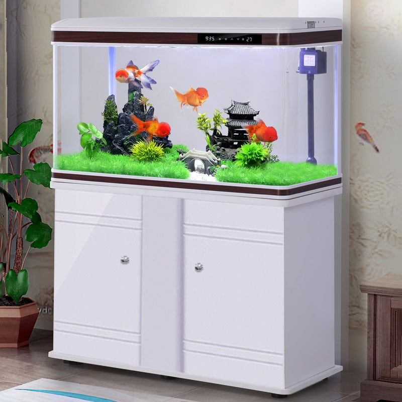 Smart HD LED Glass Ecological Goldfish Aquarium