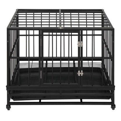 Heavy Duty Metal Pet Playpen with Tray