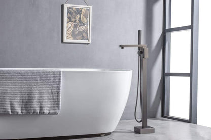 Gunmetal Gray Floor-mounted Bathtub Faucet 61001-1
