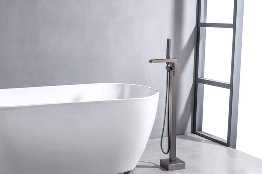 Chrome Finish Deck Mount Bathtub Faucet 61010