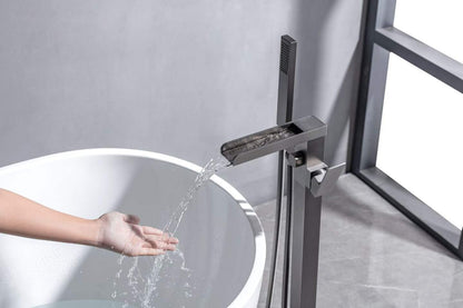 Chrome Finish Deck Mount Bathtub Faucet 61010