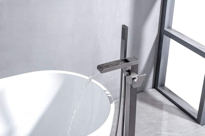 Chrome Finish Deck Mount Bathtub Faucet 61010