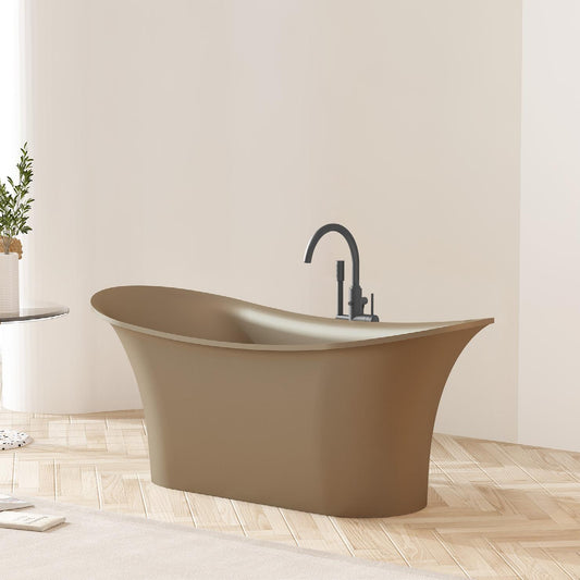 Double Color Combination Artificial Stone Bathtub