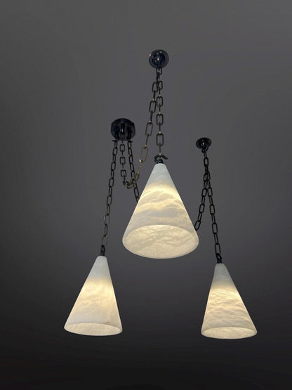 Mini Alabaster Chandelier