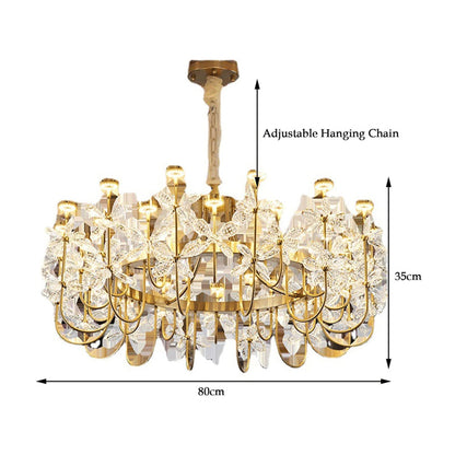 Creative American Crystal Pendant Lamps