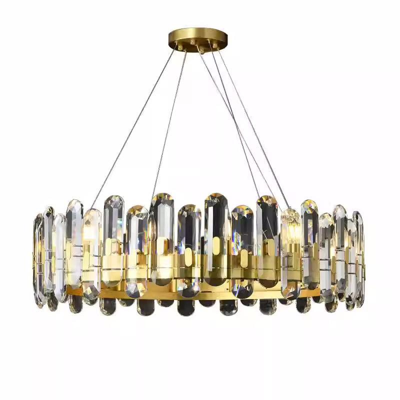 High-End Customizable Gold Chandelier
