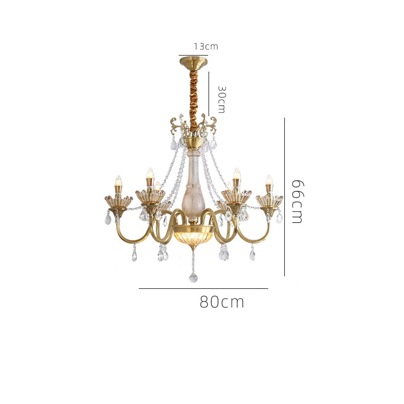 Living Dining Bedroom Brass Pendant Lamp