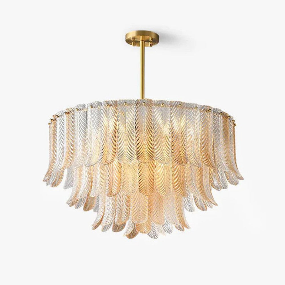 French Brass Luxury Crystal Chandelier