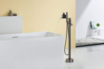 Disc Knob Floor-mounted Bathtub Faucet 81008