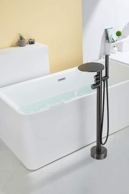 Disc Knob Floor-mounted Bathtub Faucet 81008