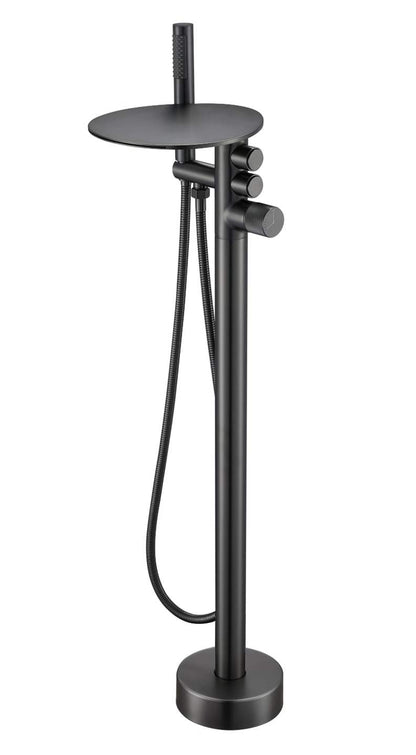 Disc Knob Floor-mounted Bathtub Faucet 81008