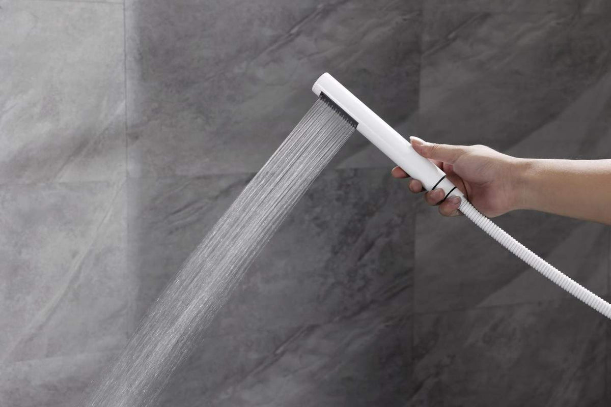 Premium White Copper Durable Bathtub Faucet 81009