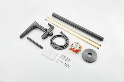 Floor-mounted Modern Bathtub Faucet 81014