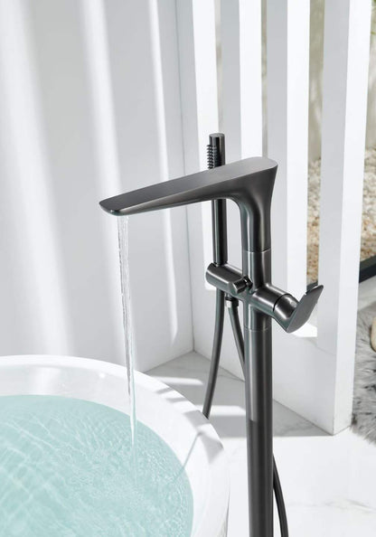 Floor-mounted Modern Bathtub Faucet 81014