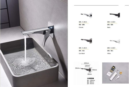 Durable Concealed Wall-mounted Bathtub Faucet