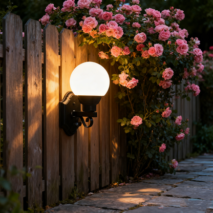 Classic Black Iron Outdoor Wall Light, Custom Sizes & Stylesizable