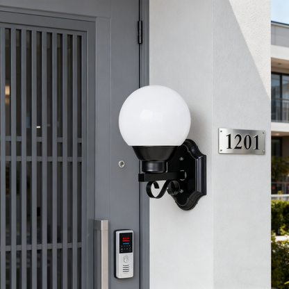 Classic Black Iron Outdoor Wall Light, Custom Sizes & Stylesizable