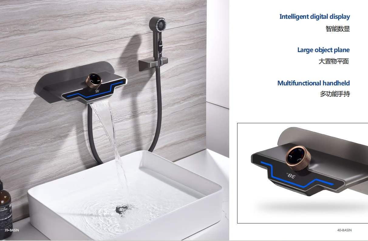 Durable Concealed Wall-mounted Bathtub Faucet