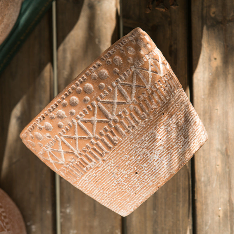 Horticultural Potted Cement Flower Pots