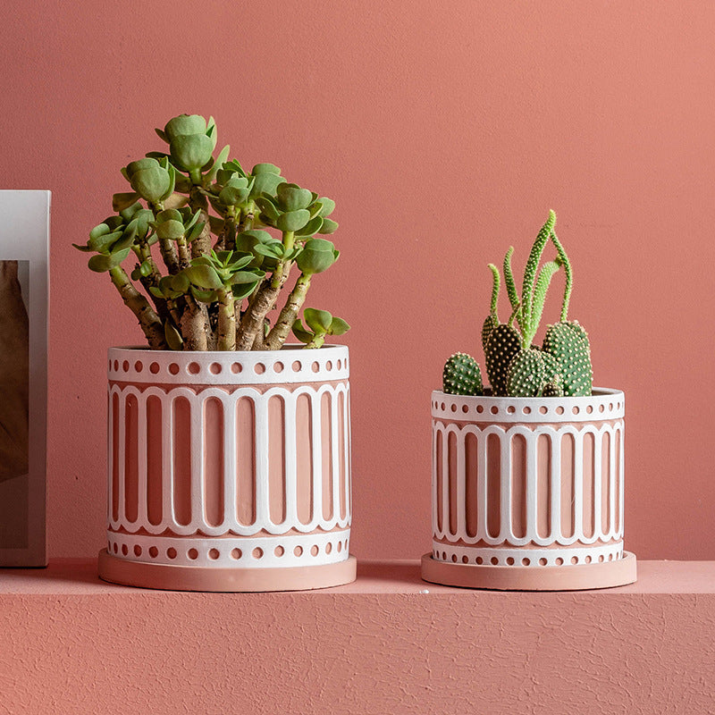 Morandi Succulent Cement Planter