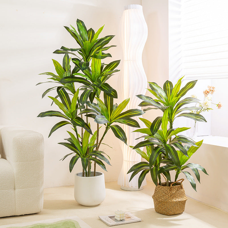 Simulated Green Plant Brazilian Wood Potted Indoor Tree Decoration