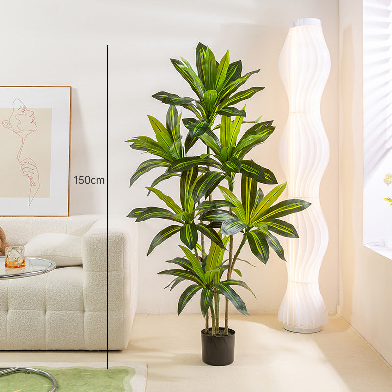 Simulated Green Plant Brazilian Wood Potted Indoor Tree Decoration
