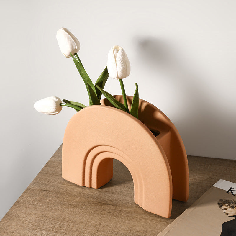 Creative Arched Ceramic Vase