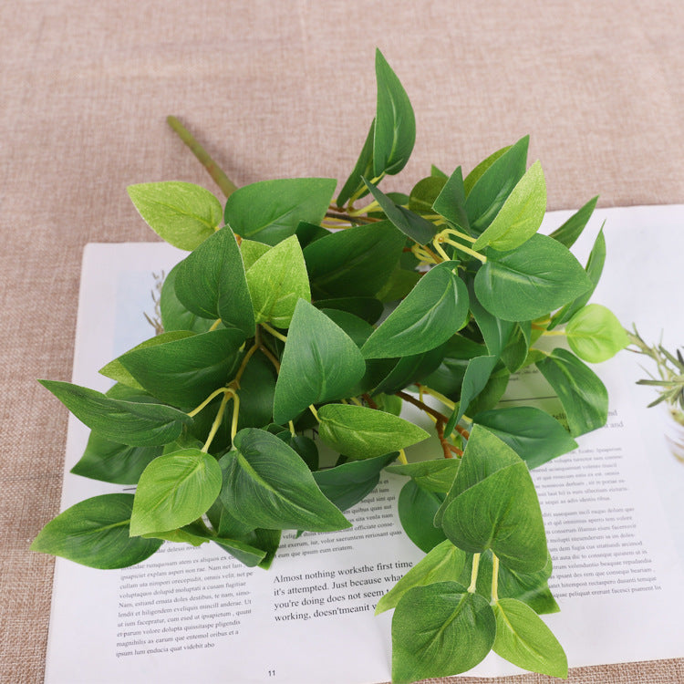 Simulated Leaf Plant Wall Decoration