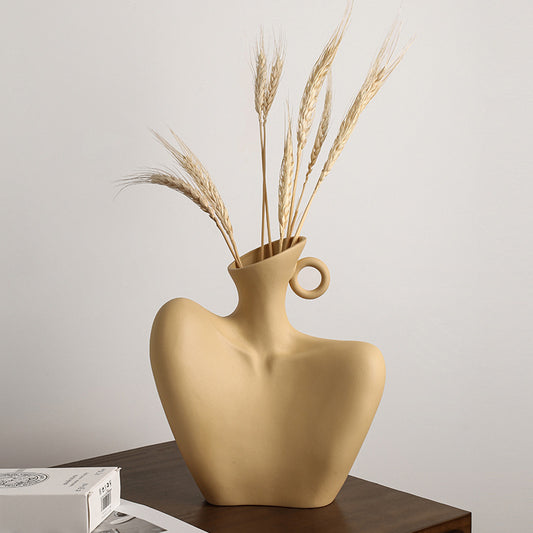 Ceramic Human Vase