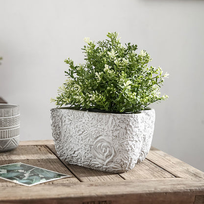 Creative Heart-shaped Cement Planter