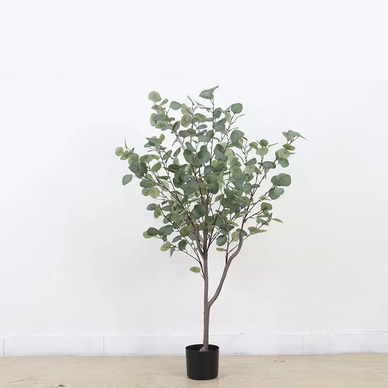Green Potted Eucalyptus Large Plant Simulation Tree