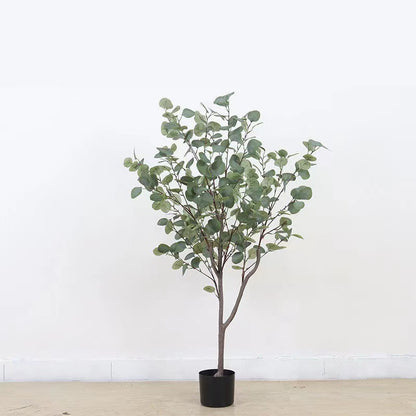 Green Potted Eucalyptus Large Plant Simulation Tree