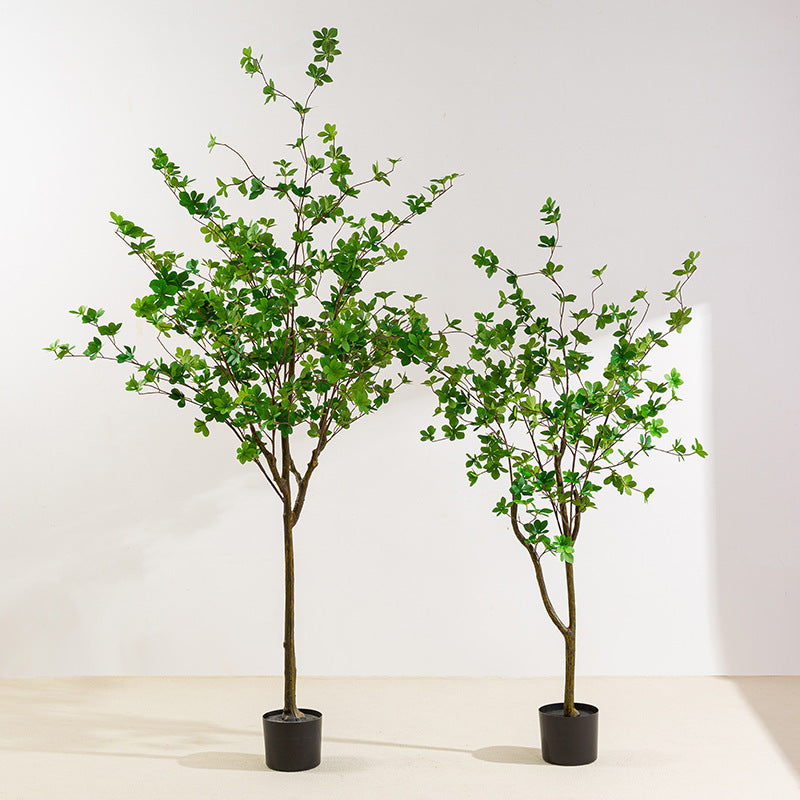 Simulated Bell Tree Plant Potted Indoor Home Floor Decoration