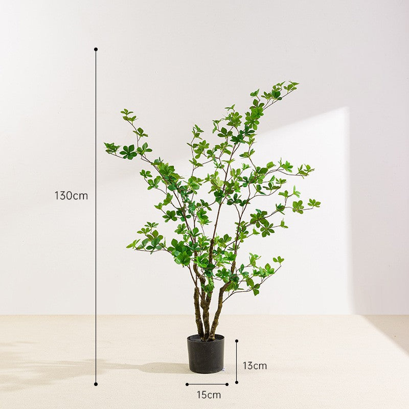 Simulated Bell Tree Plant Potted Indoor Home Floor Decoration