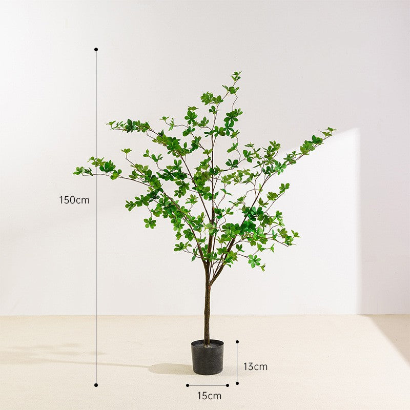 Simulated Bell Tree Plant Potted Indoor Home Floor Decoration