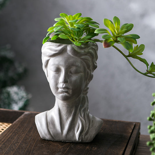 Knabino Forma Planto Cementa Florpoto