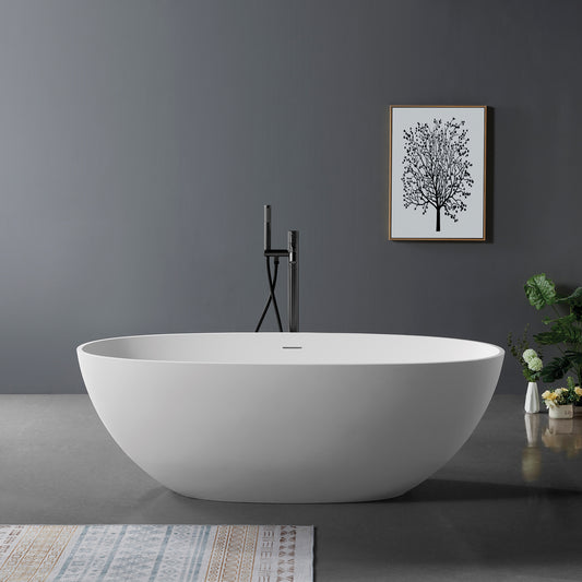 Egg Shaped Solid Surface Bathtub 881