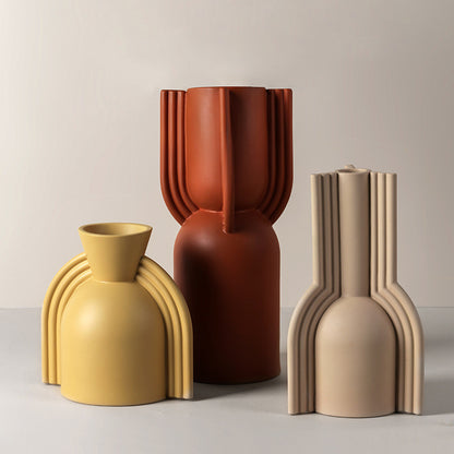 Morandi Ear Art Ceramic Vase