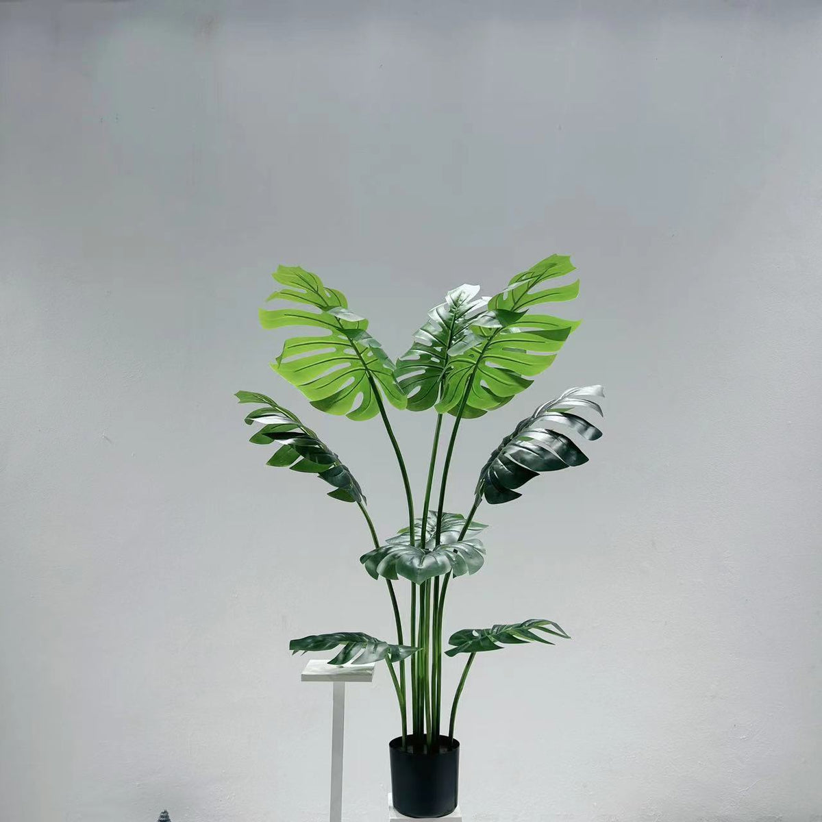 Simulated Turtle-Backed Bamboo Potted Plant