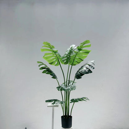 Simulated Turtle-Backed Bamboo Potted Plant