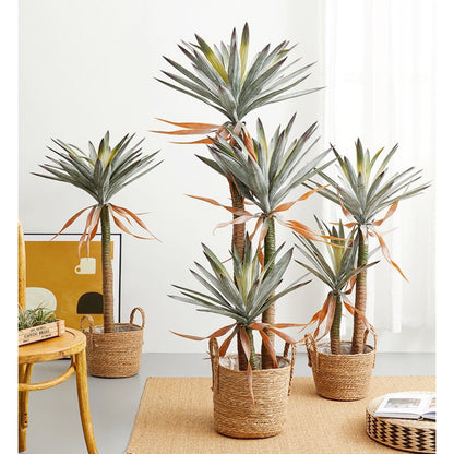 Simulated Green Plant Agave Plant Floor Bonsai