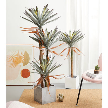 Simulated Green Plant Agave Plant Floor Bonsai