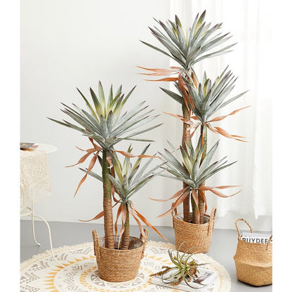 Simulated Green Plant Agave Plant Floor Bonsai