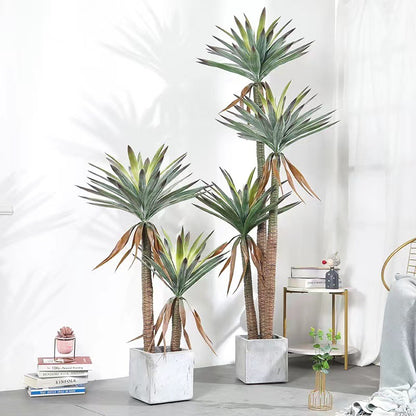 Simulated Green Plant Agave Plant Floor Bonsai