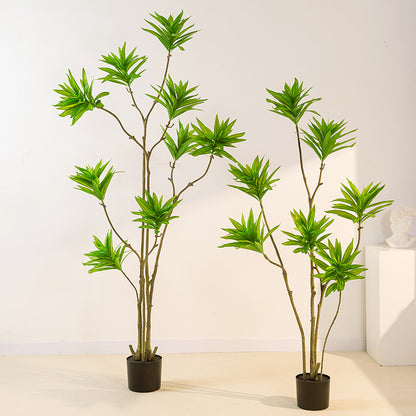 Wholesale Of Simulated Green Plants Lilies Bamboo